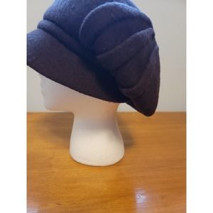 Adora Wool Hat Brown with adjustable crown